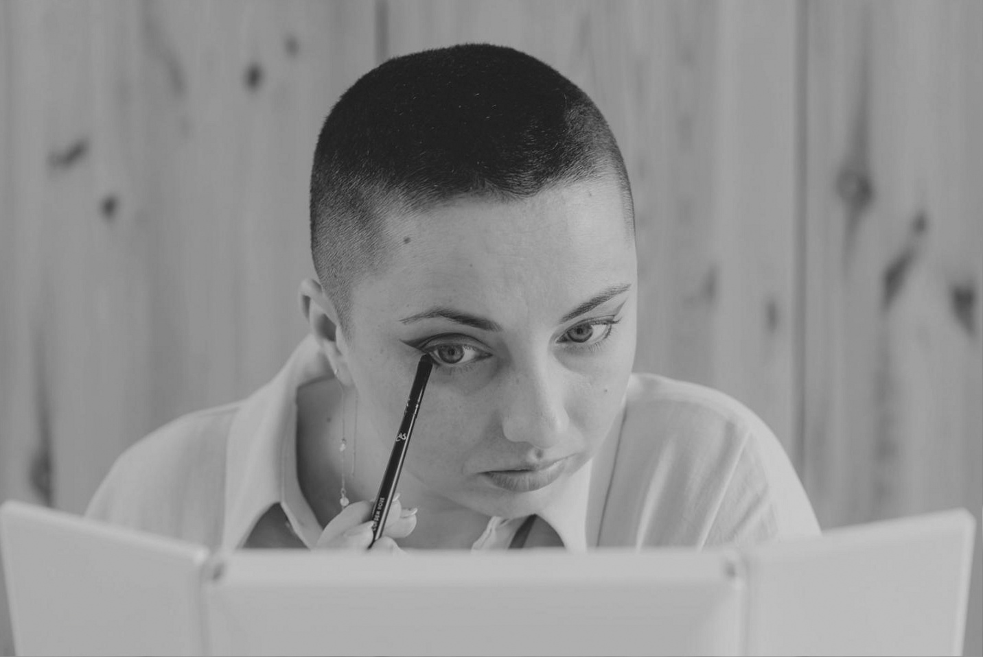 Instructor demonstrating garment proportion techniques during a personal styling masterclass